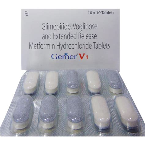 Gemer V 1 Tablet 10 S Price Uses Side Effects Composition Apollo