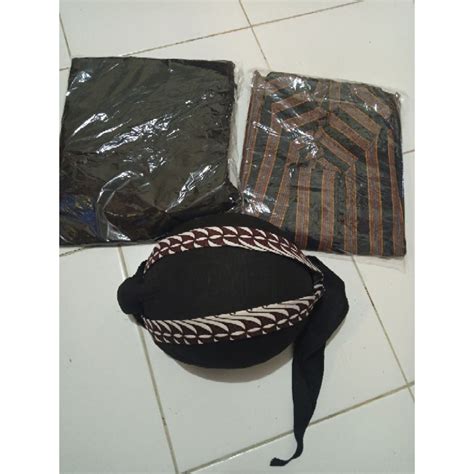 Jual Pakaian Baju Tradisional Adat Jawa Solo Jogja Surjan Lurik