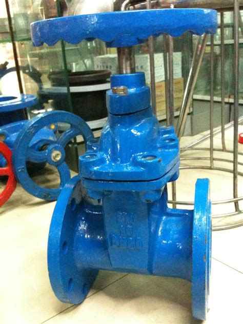 Cast Iron Flanged Gate Valve Resilient Seated Gate Valve For Drinking