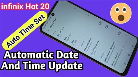 Infinix Hot Automatic Time Set Youtube