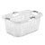 Sterilite Ultra Bushel Plastic Stacking Clothes Laundry Basket White