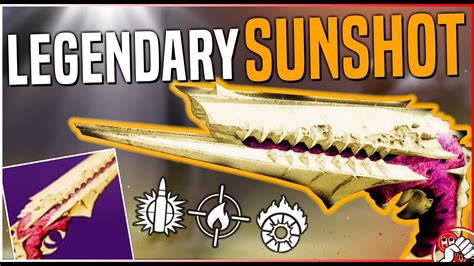 Zaoulis Bane Is Crazy Legendary Sunshot God Roll Guide Destiny