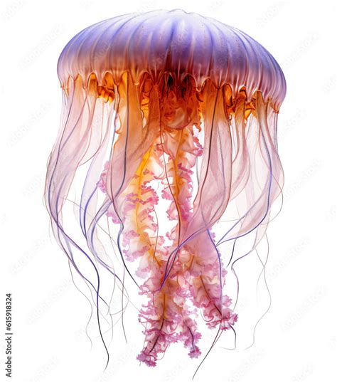 Jellyfish Isolated On The Transparent Background Png Ai Generative