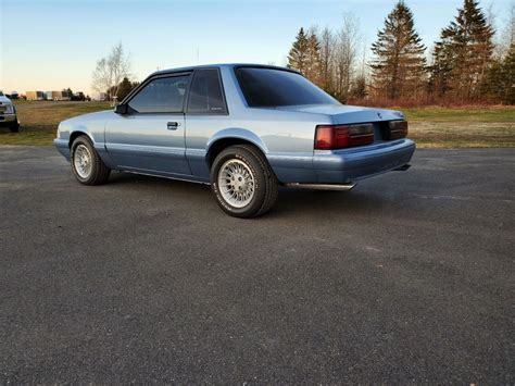 Ford Mustang Sedan Blue Rwd Manual Lx For Sale Ford Mustang