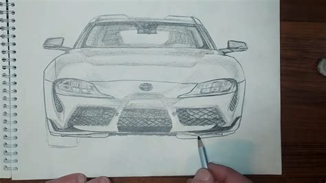 How To Draw Toyota Supra