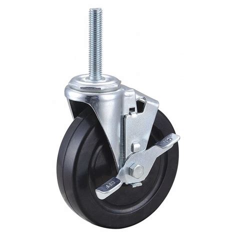 Zoro Select Swivel Stem Caster W Brake In Lb J Zoro