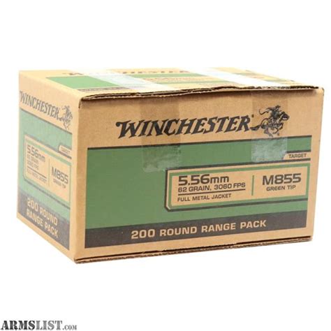 Armslist For Sale 200 Rounds Green Tip 556 Winchester