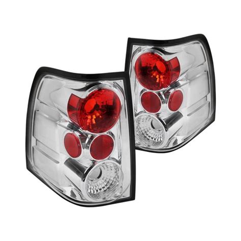 Spec D Ford Expedition Chrome Red Euro Tail Lights