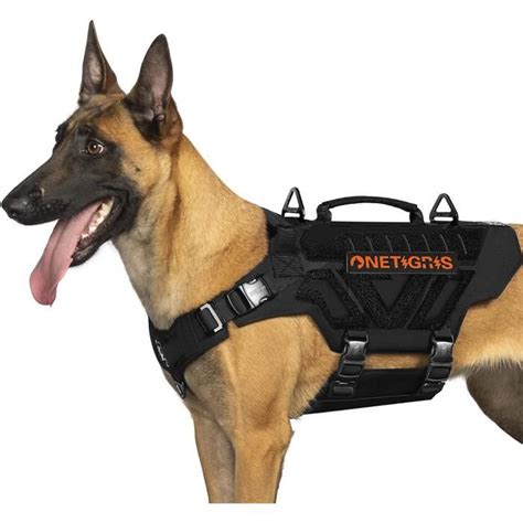 Onetigris X Armor Harnais Tactique Pour Chien Harnais Avec Boucles