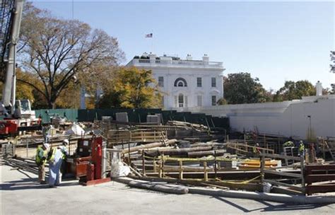 White House construction fuels bunker speculation