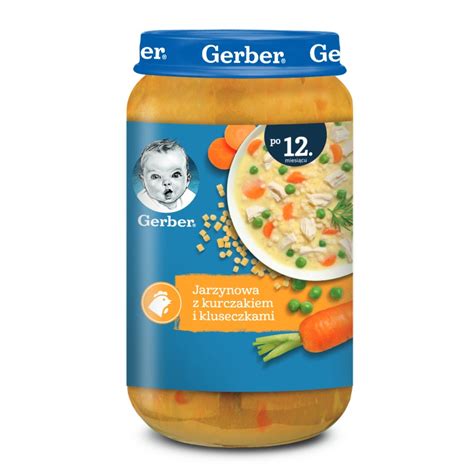 Gerber Junior Zupka Jarzynowa Z Kurczakiem I Kluseczkami