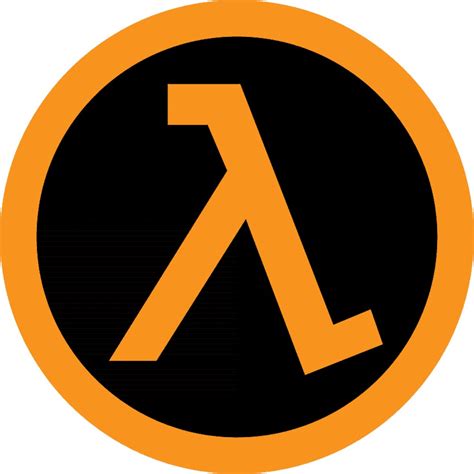Создать мем "логотип игры халф лайф 3, значок half life, лямбда халф ...