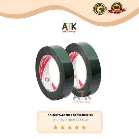 Jual Double Tape Busa 24mm 1 Inch Daimaru Matstone Atk Shopee Indonesia