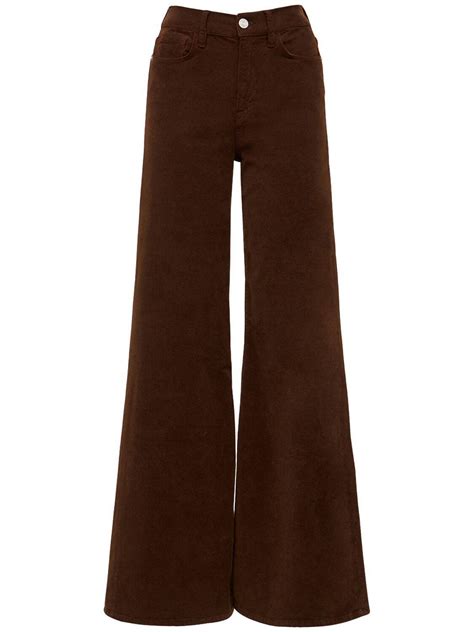 Buy Frame Le Palazzo Corduroy Wide Pants At 30 Off Editorialist