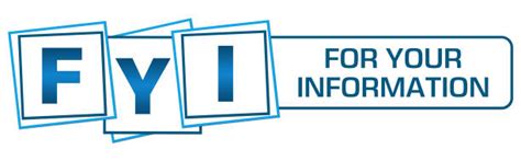 1,100+ Fyi For Your Information Stock Photos, Pictures & Royalty-Free ...
