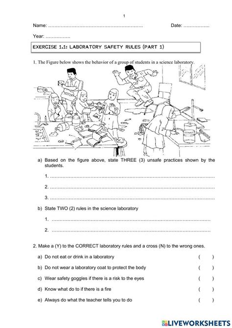 Free Science Safety Worksheet Download Free Science Safety Worksheet Png Images Free