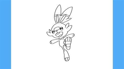 Como Desenhar O Pok Mon Scorbunny Como Desenhar Pok Mon Youtube