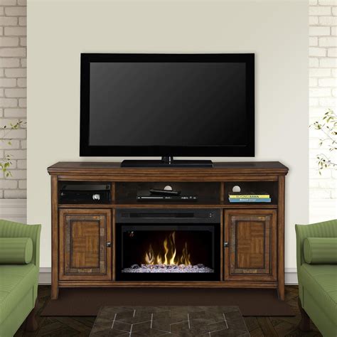 Dimplex Multi Fire Xd Lynbrook 60 Inch Electric Fireplace Media Console Acrylic Ice Embers