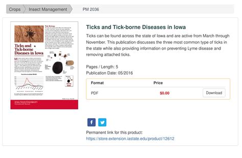 Ticks And Tick Borne Diseases In Iowa Yard And Garden