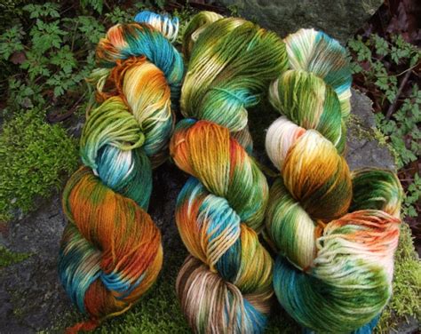 Handpainted Sock Yarn Fingerling Yarn Wool Sock Yarn Superwash Merino