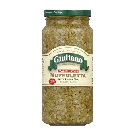 Giulianos Muffuletta Olive Salad Mix 16 Oz