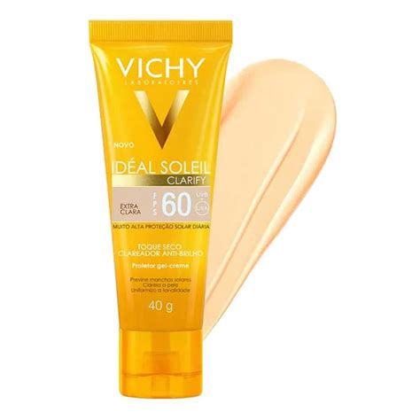 Protetor Solar Facial Vichy Idéal Soleil Clarify Fps 60 Extra Clara