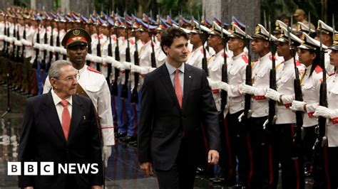 Justin Trudeau Will Not Attend Fidel Castro S Funeral Bbc News