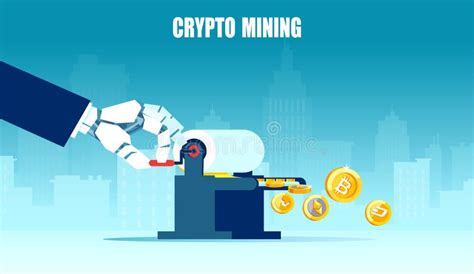 Ilustraci N De Vector De Concepto De Miner A De Moneda Criptogr Fica