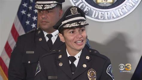 Camden County Police Department Swears In 1st Latina Woman To Hold Rank Of Deputy Chief Youtube