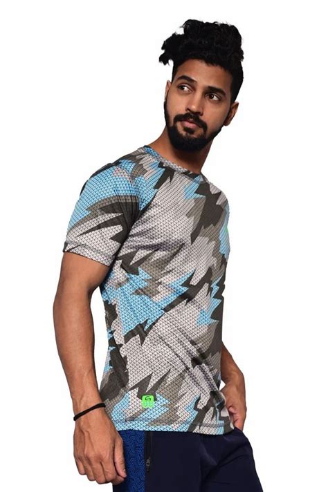 Men Micro Dri Fit Xxl Stretchable Sublimation T Shirt Printed At Rs