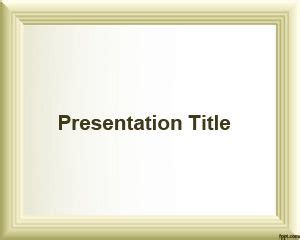 simple photo frame powerpoint template