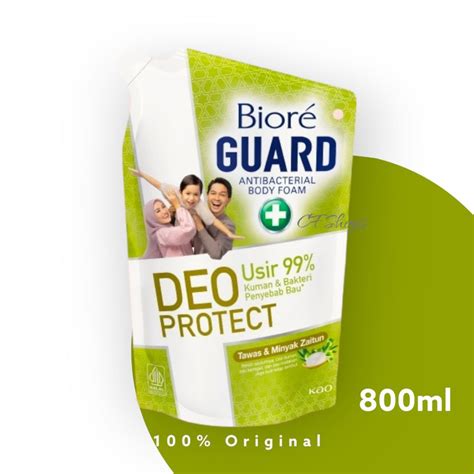 Jual BIORE Guard Deo Protect Sabun Mandi Cair Anti Bakteri Halal Tawas