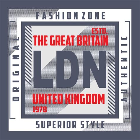 Premium Vector London T Shirt Letters Vector Typography Design