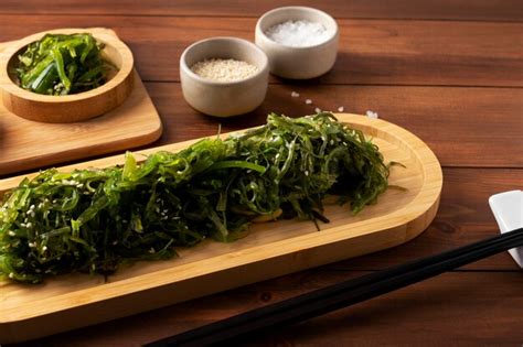 Вкусные водоросли под большим углом для еды | Бесплатно Фото