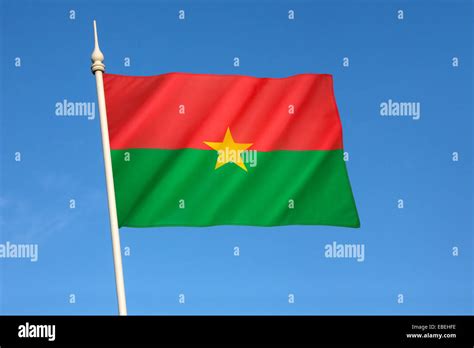 Flag Of Burkina Faso Stock Photo Alamy