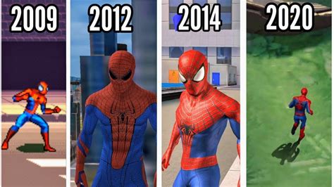 Evolution Of Spiderman Games Android Marvel Spiderman Games For