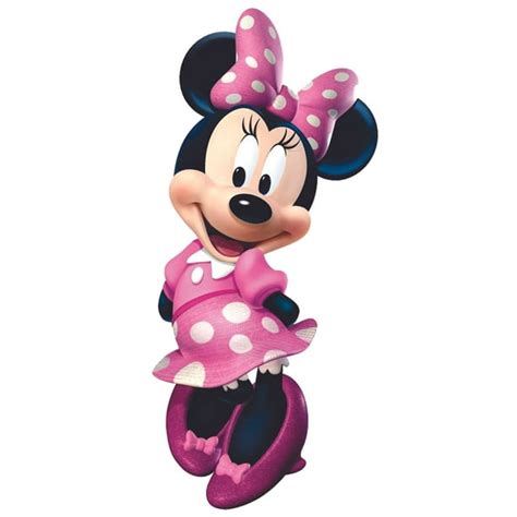 Minnie Mouse Cute Lovely Cartoon Characters Decors Wall Sticker Art Design Decal For Girls Boys