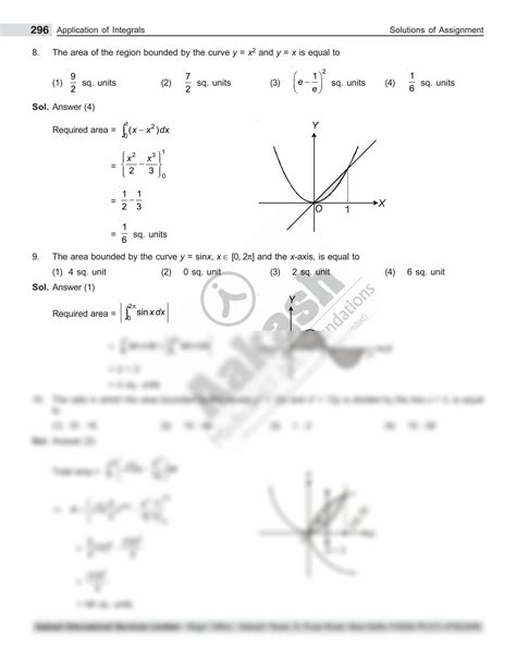 SOLUTION: Applications of integral - Studypool