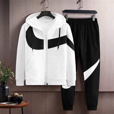 Buy Winter Hoodie Sets Men Tracksuit Casual Hoodies Sweatshirtsweatpants 2 Piece Set Male