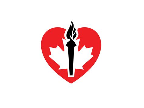 Heart And Stroke Foundation Of Canada Logo Design Love