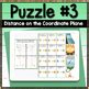 Distances On The Coordinate Plane Digital Puzzles Ns By Fifth Grade Fab