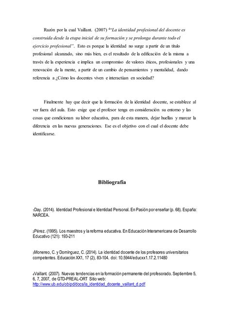 La Identidad Docente Pdf