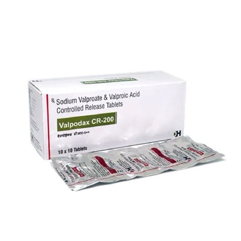Buy High Quality Sodium Valporate 200mg Tablets In Ballabgarh