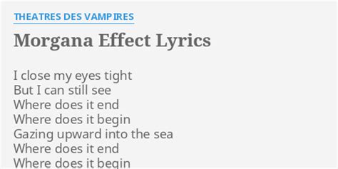 morgana effect lyrics  theatres des vampires  close  eyes