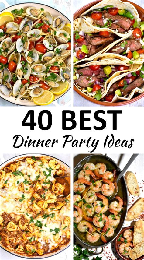 The 40 BEST Dinner Party Ideas GypsyPlate