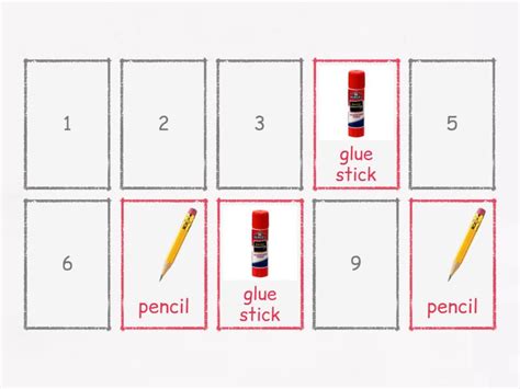Classroom Tools Match - Matching pairs