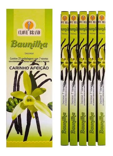 Varilla Clove Brand Incenso De Baunilha Fragancia Vainilla En Caja X 25