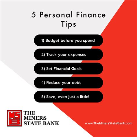 Personal Finance Tips - The Miners State Bank