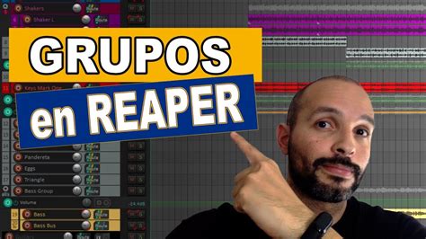 C Mo Hacer Grupos En Reaper Crear Grupos En Reaper Youtube