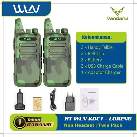 Jual Trend Ht Walkie Talkie Wln Kd C1 Isi 2 Unit Loreng Limited